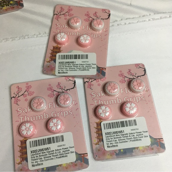 Joy Con Thumb Grips For Nintendo Switch & Switch Lite Bundle - Picture 7 of 11